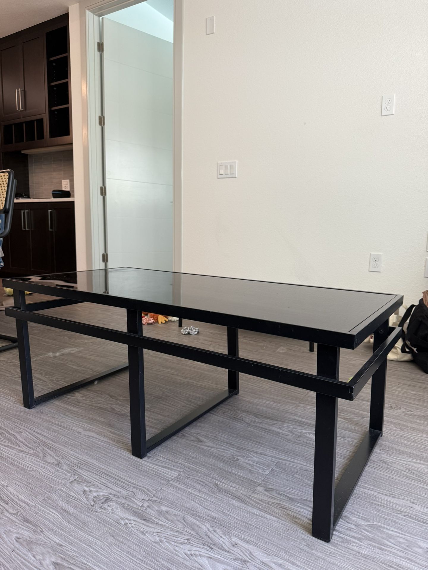 Black Glass Coffee Table