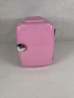 Crownful pink mini fridge