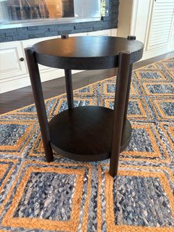 IKEA LISTERBY round,  Two-Tier Side Tablek
