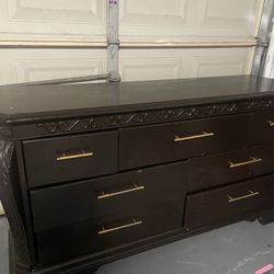 Big Solid Wood Dresser 