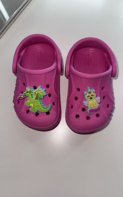 Pink Crocks For Toddler Size 5