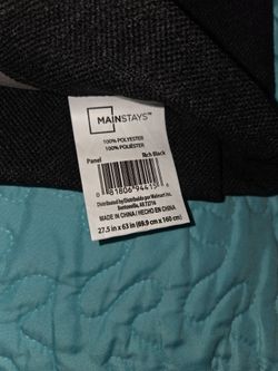 4 pairs new blk room darking curtains 63 long