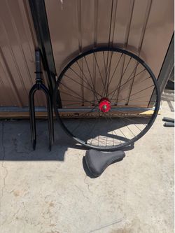 29 bike parts - street co handle bars, 29 wheel, 29 forks throne