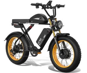 Bluvall k10 dual battery dual motor electric bicycle 52v 23ah battery X2  1500w powerful motor