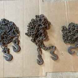 Steel Tow Chains w/ Grab Hooks  $10 Each