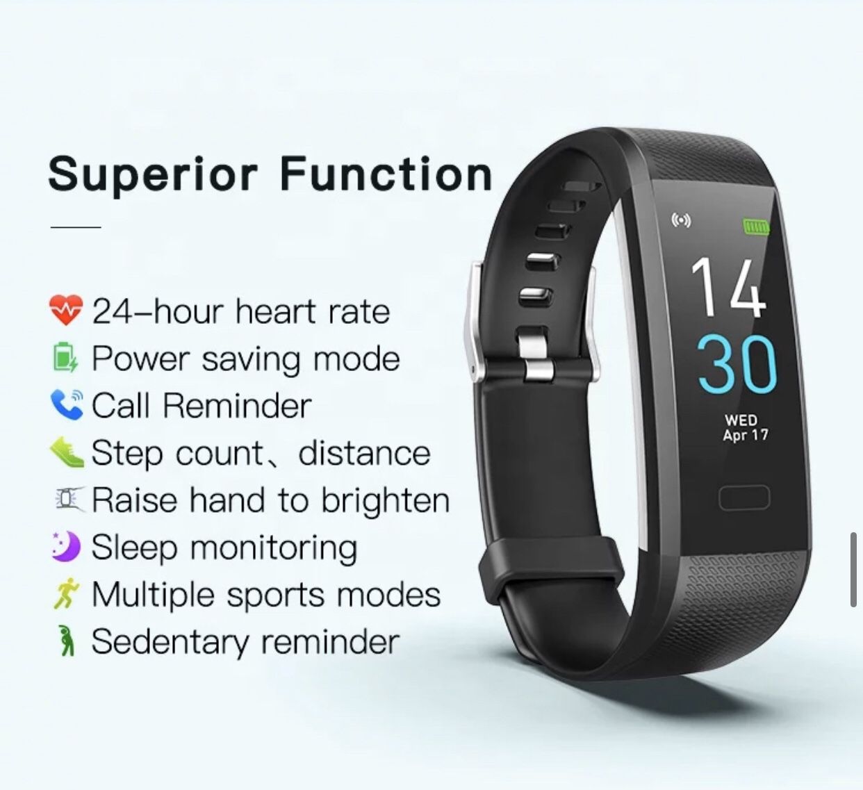 S5 Smart Watch bracelet watches health/ fitness tracker / heart beat * Fitbit