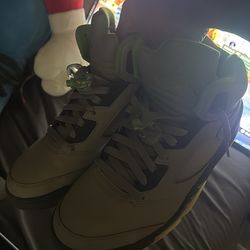 air jordan 5 green bean size 8.5