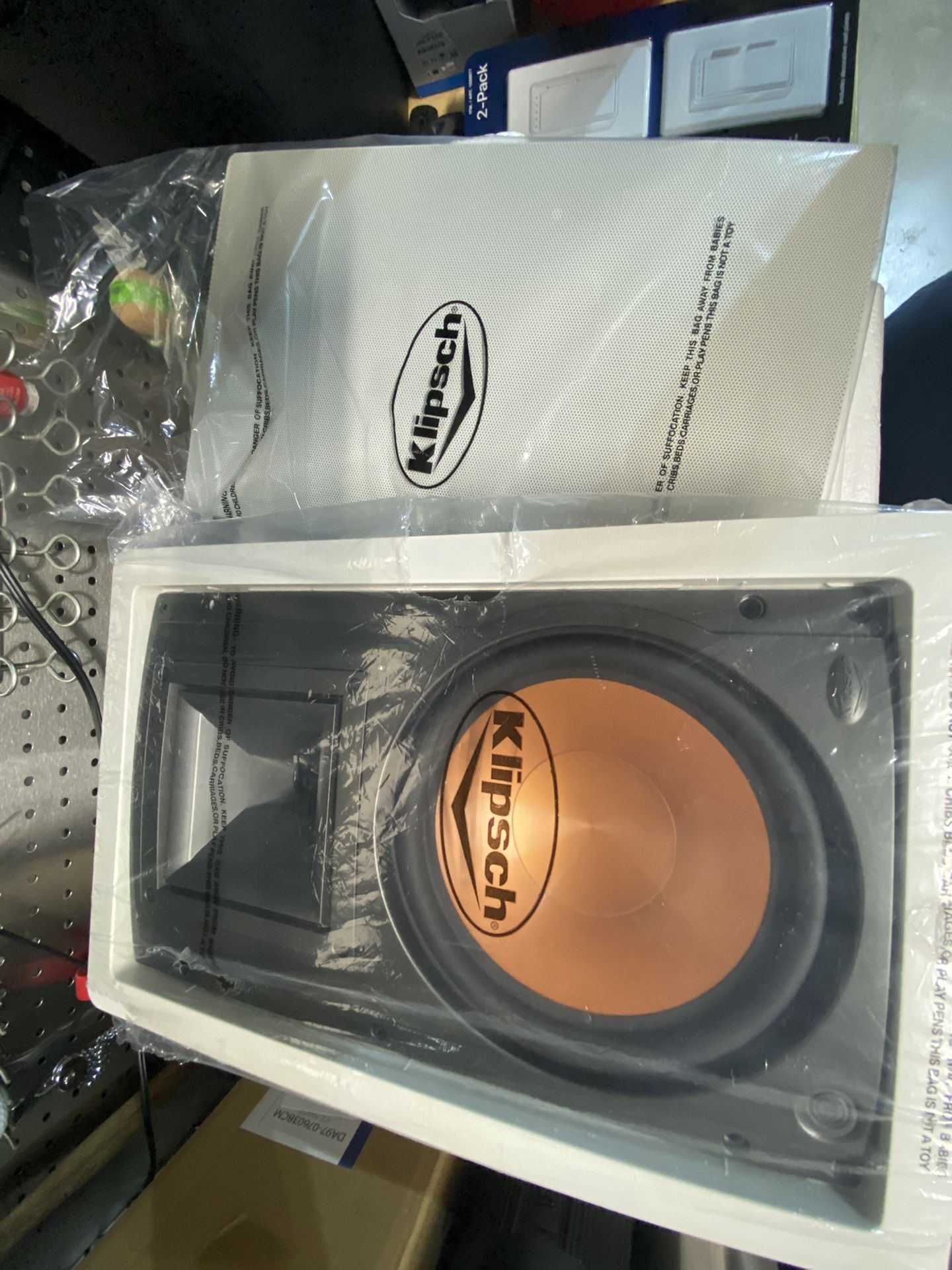 Klipsch R-3800-W In-Wall Speaker - Brand New