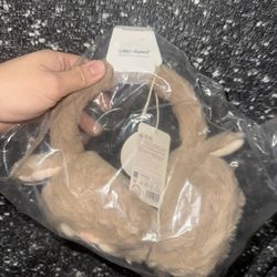 Warm Fluffy Holiday Series- LABUBU Plush Earmuffs