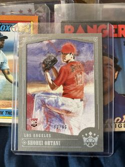 2018 Diamond Kings  Ohtani Rookie Grey Border  Numbered ! 