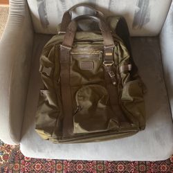 Tumi Green Alpha Bravo Kingsville Deluxe Backpack 