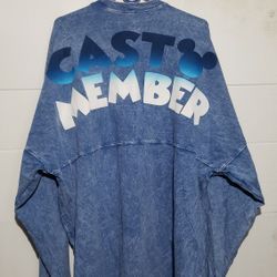 Disney Parks Cast Member Mikey mouse blue spirit jersey  unisex adult size XXL 
