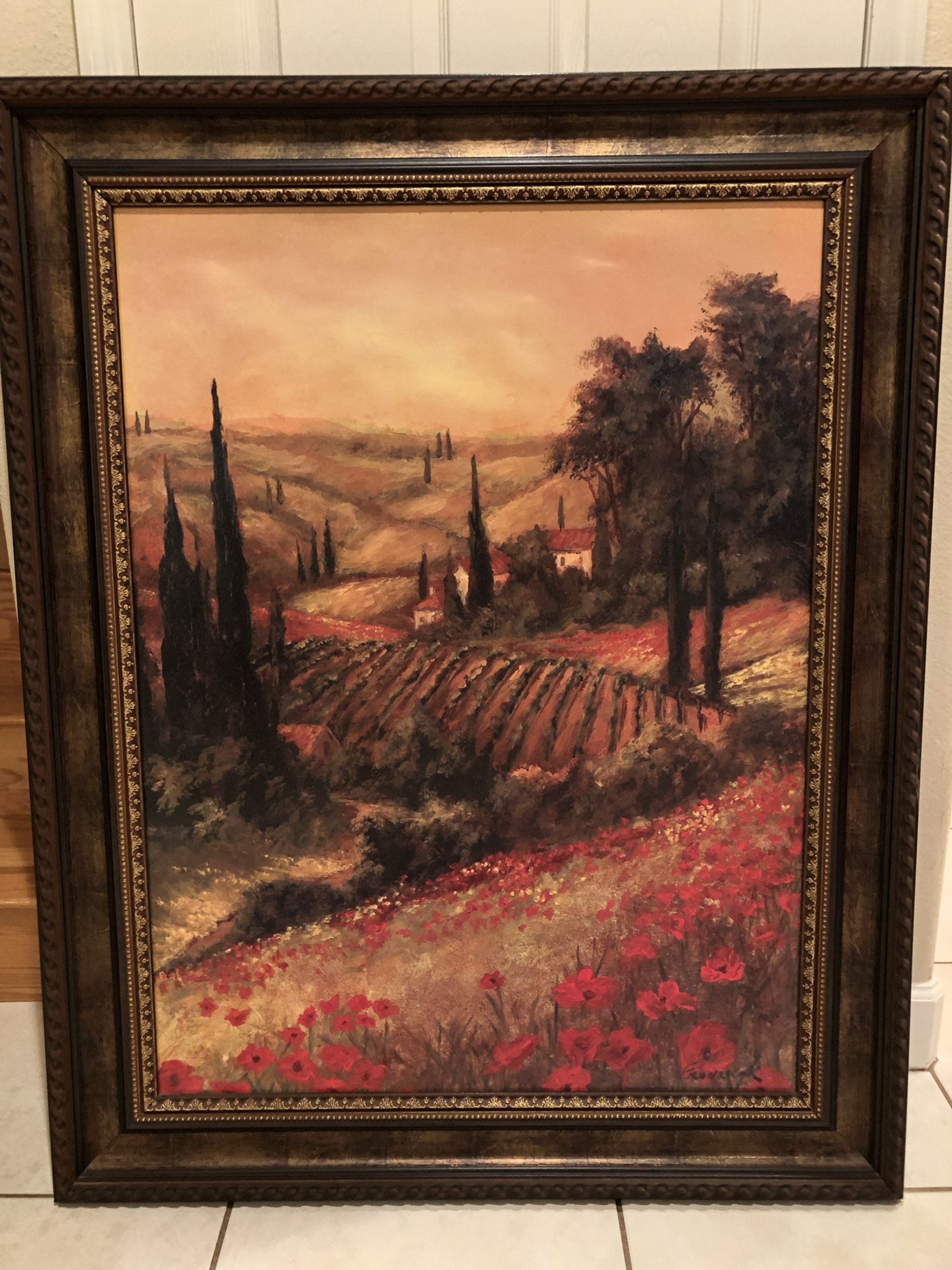 Painting—“Tuscan Valley II” by Art Franckowiak