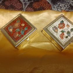 Cloisonne Box With Mirror $12ea