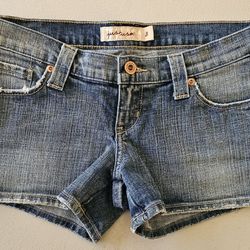 Just USA Womens Adult Distressed Jean Shorts size 3 Worldwide