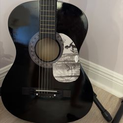 Taylor Swift Signed Guitar Folklore Album
