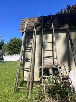 Old Wood Ladders For Crafting Free