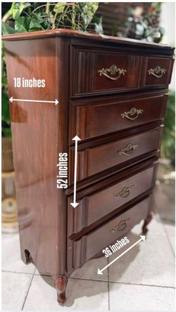 dresser tall vintage