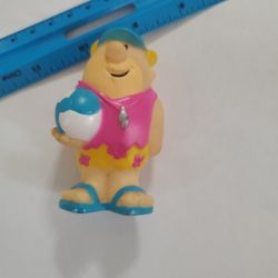 Vintage FLINTSTONES 1990 Hanna Barbera BARNEY RUBBLE Lifeguard Beach Figure