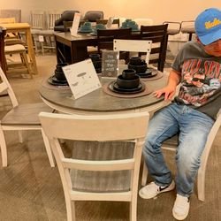 Table and chairs