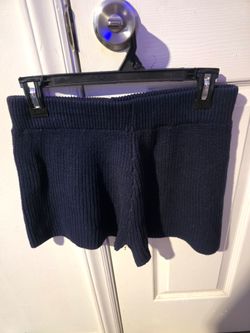 MOON & MADISON  NAVY KNIT SHORTS