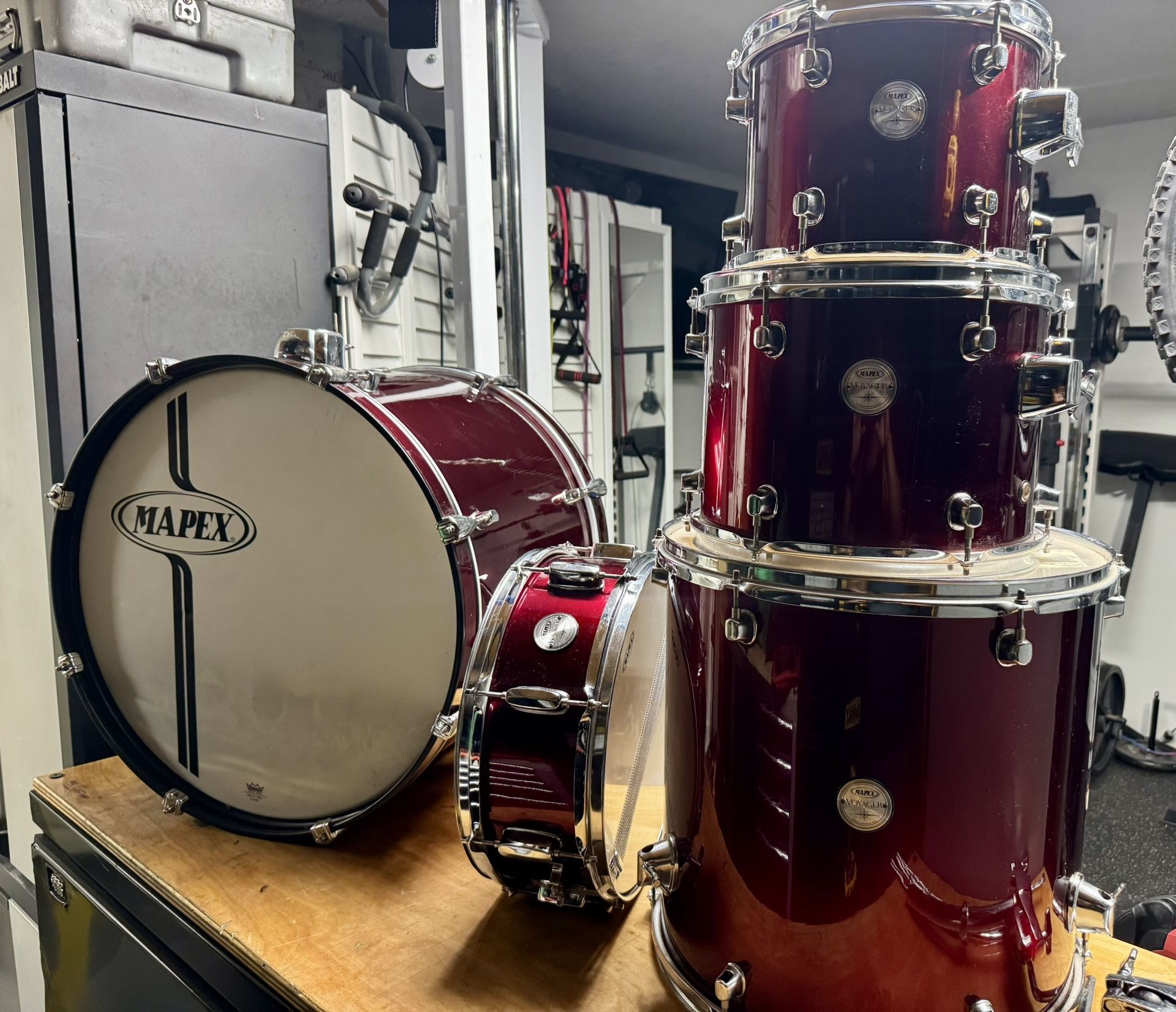 🎵 Mapex Voyager Drum Set Shell Pack – Great Condition! 🎵
