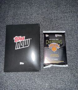 Topps Now 2025-26 NBA Finals Champions New York Knicks 16-Card Pack Sealed!!