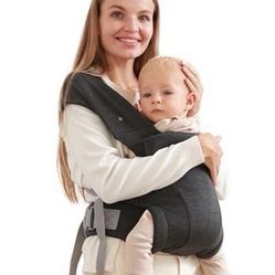  Baby Carrier Newborn to Toddler - TSRETE Baby Ergonomic and Cozy Infant Carrier with Lumbar Support for 7-25lbs,Easy Adjustable Baby Chest