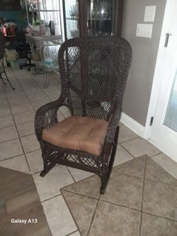 Rattan Rocker