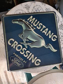 New Ford Mustang Sign