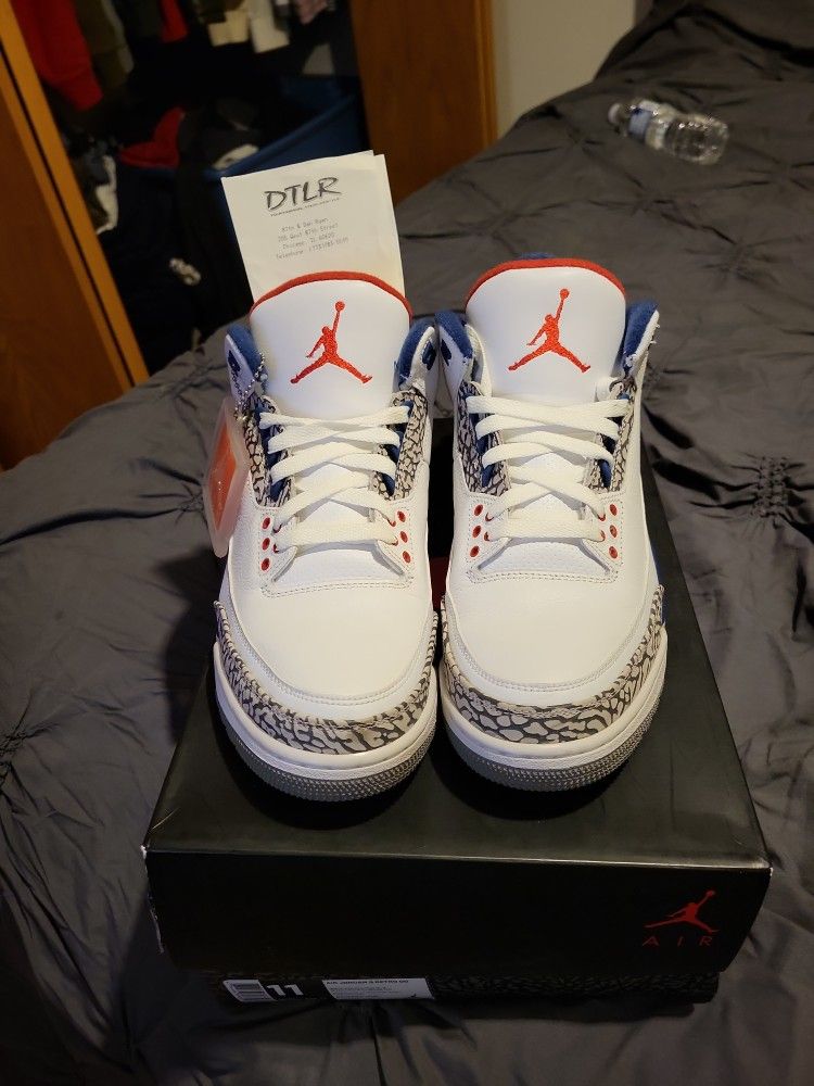 Nike Air Jordan 3 Retro OG True Blue 11