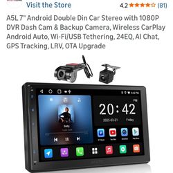 Double din 2 back /dvr dash cam