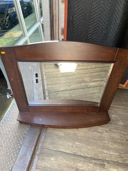 Wooden Mirror
