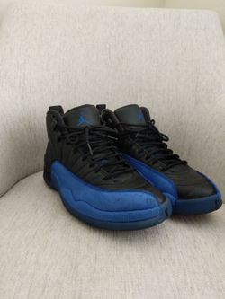 Air Jordan 12 Retro Black Game Royal Mens 9.5