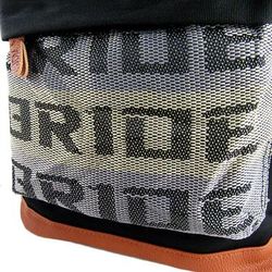 Brand New JDM TAKATA Bride Racing Black Harness Adjustable Shoulder Strap Backpack