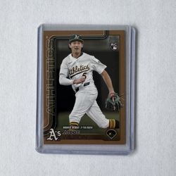 2025 Topps Update Jacob Wilson Gold Border Rookie Card RC