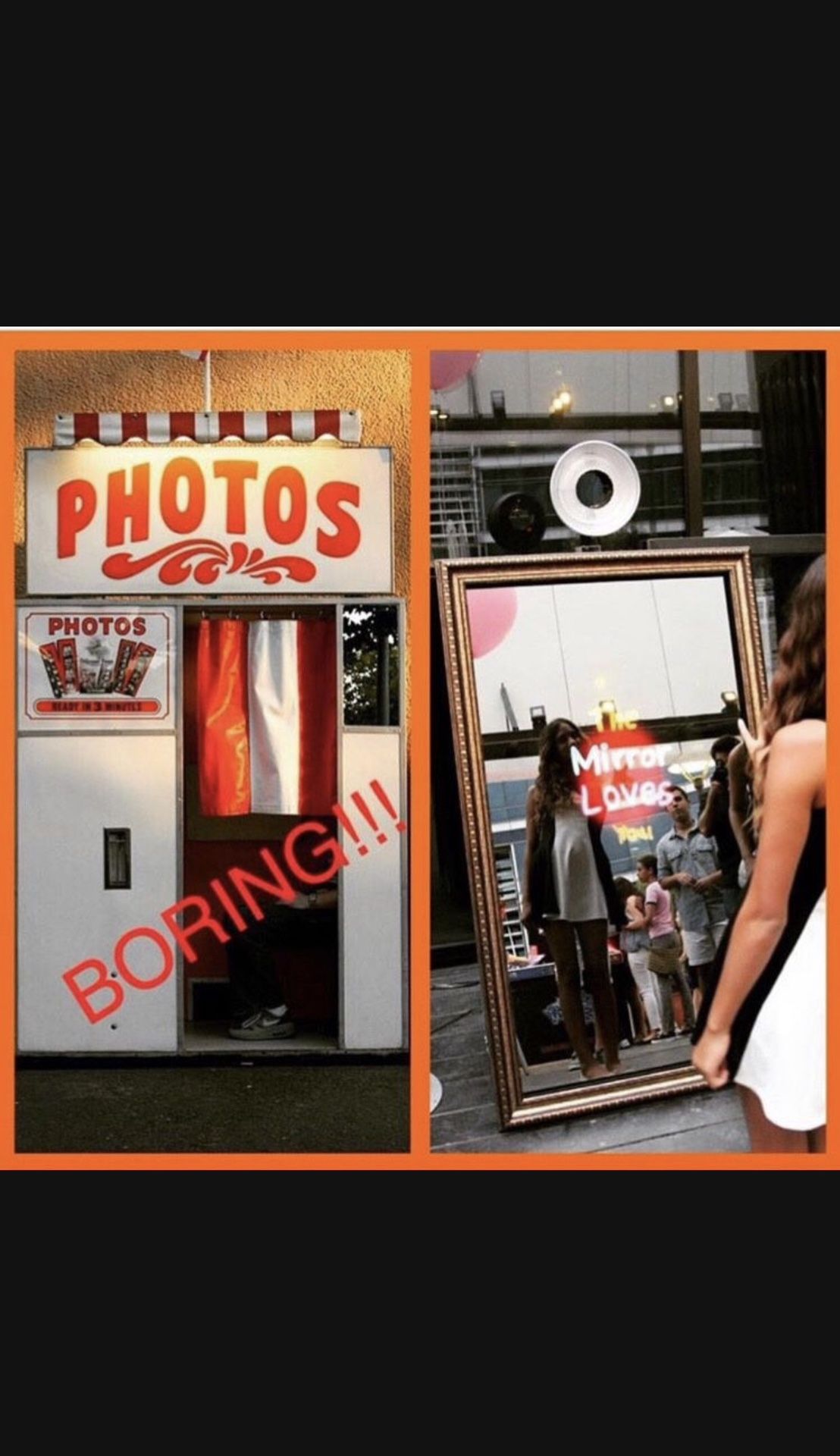 Magic Mirror, Photo Booth