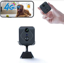 4G Surveillance Camera, 2K HD Indoor/Outdoor HD Night Vision, AI Motion Detection