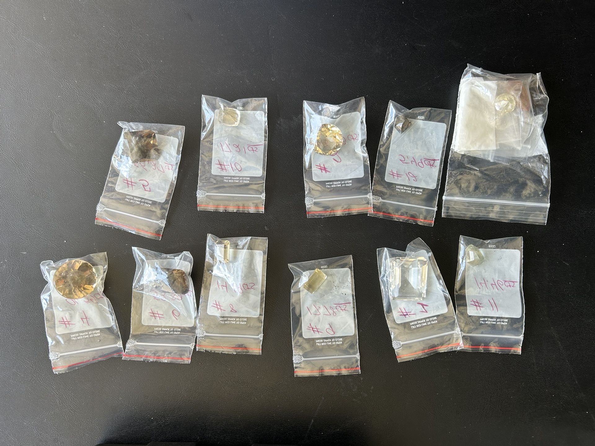 Assorted Semi Precious Stones, Crystal Beads, Gold Charms