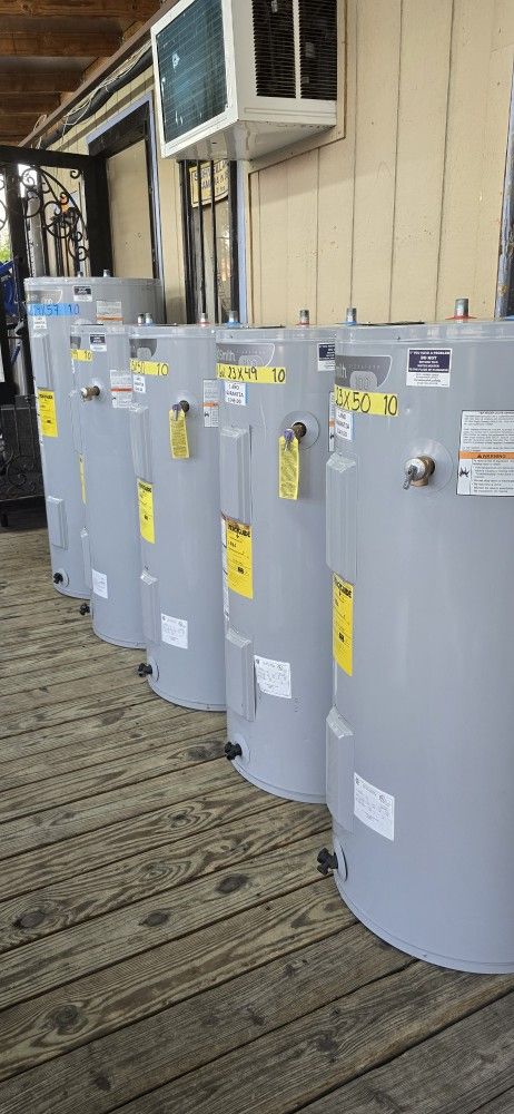 50 Gallons Electric Water Heater 1 Year Warranty Garantia Por Escrito