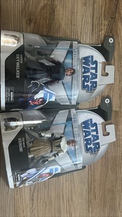 Star Wars black series obi wan and anakin