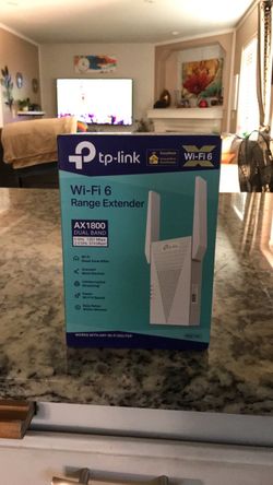 TP-Link RE615X AX1800 WiFi 6 Range Extender w/Ethernet Port
