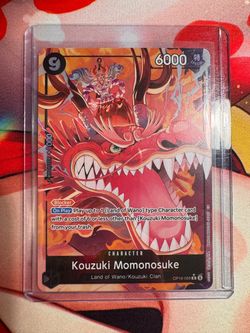 One Piece TCG Kouzuki Momonosuke OP16-085 Rare Card