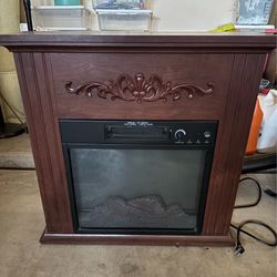 Electric Fireplace Mantel Heater – Like New