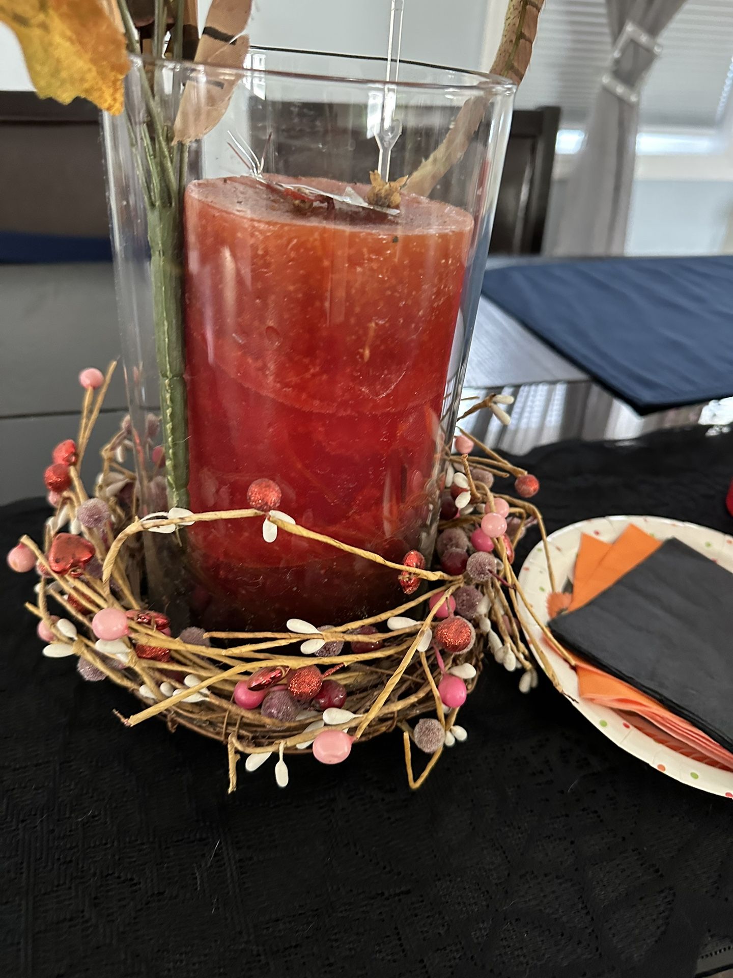 Decorative candle vase