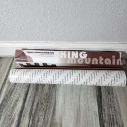 Leather Repair Patches for Couches 16x60 Inches Large Self-Adhesive Sofa, Car Seat，Leather Furniture，Vinyl Repair Patch Kit (Light Brown)