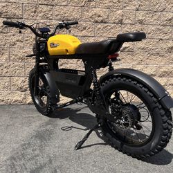 3000 Watt/Twin-Dual Motor “Tank e-Bike” Electric, 38mph, Color Screen, Metal USA Basket