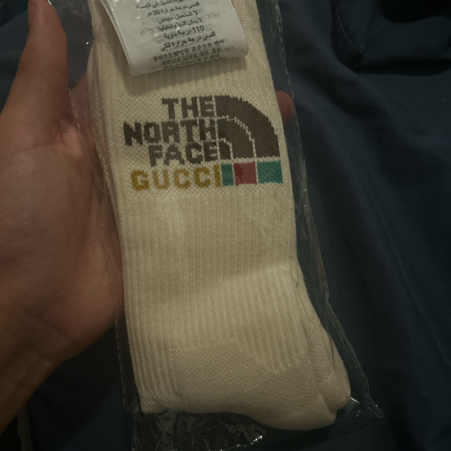 northface gucci socks