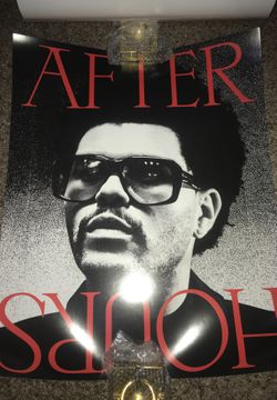 The Weeknd poster 30” / 24” After Hours