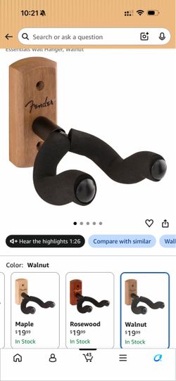 Fender guitar hanger